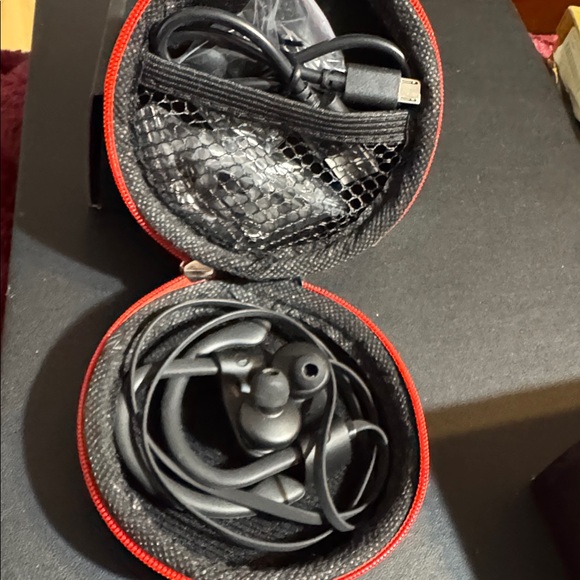 Mpow Flame Red Sports Bluetooth Earphones - Picture 2 of 4